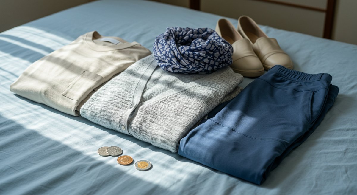 長時間フライト 服装