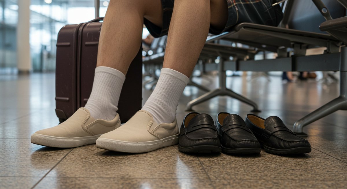 飛行機 服装 男