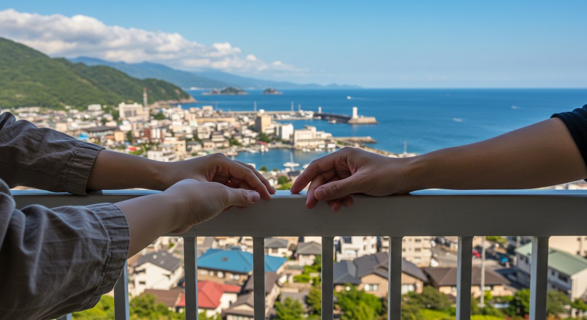 旅行から帰っ てき て別れる