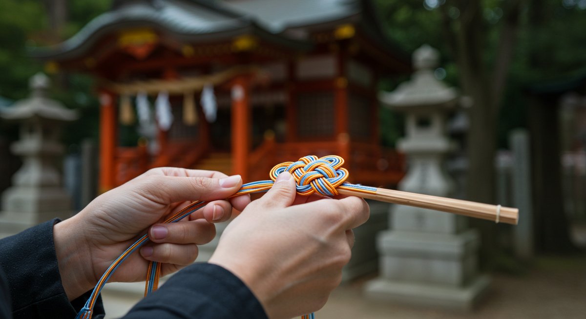 竈門神社 むすびの糸 どこにつける